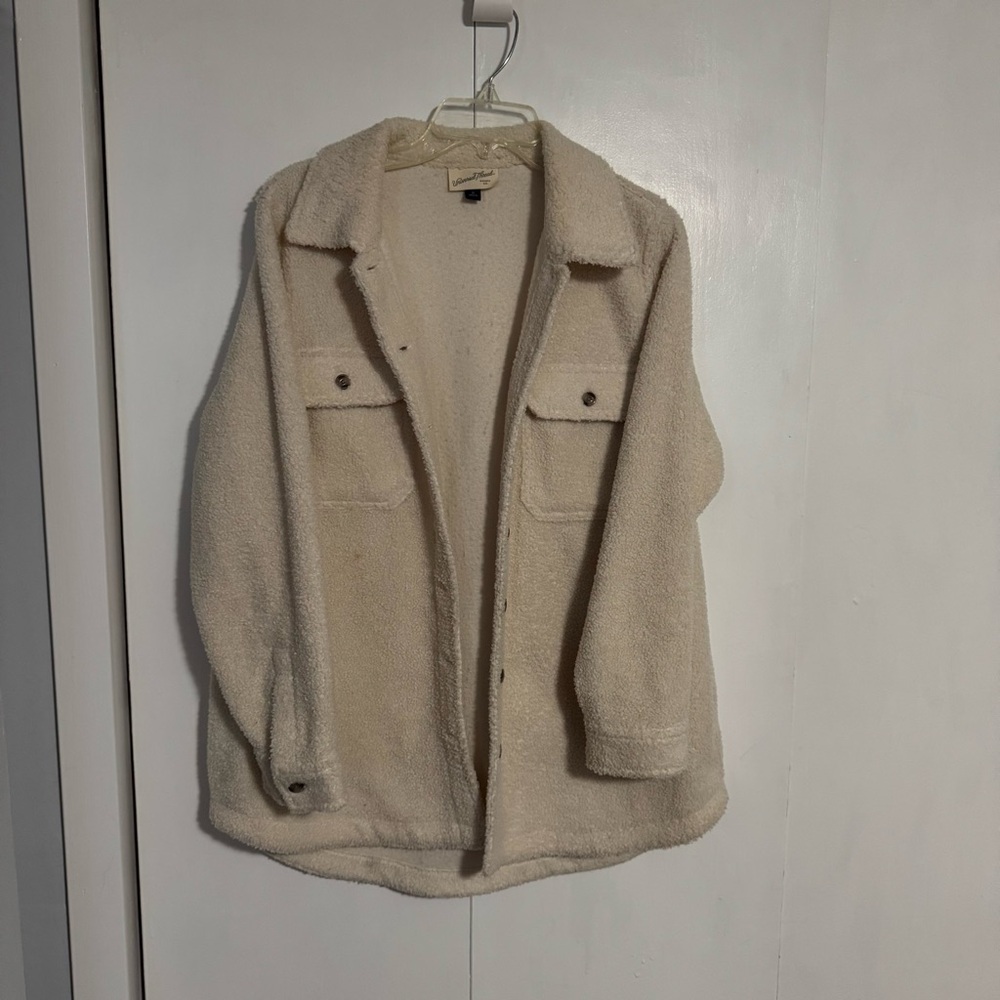 Universal Thread Cream Teddy Jacket - Picture 2 of 4